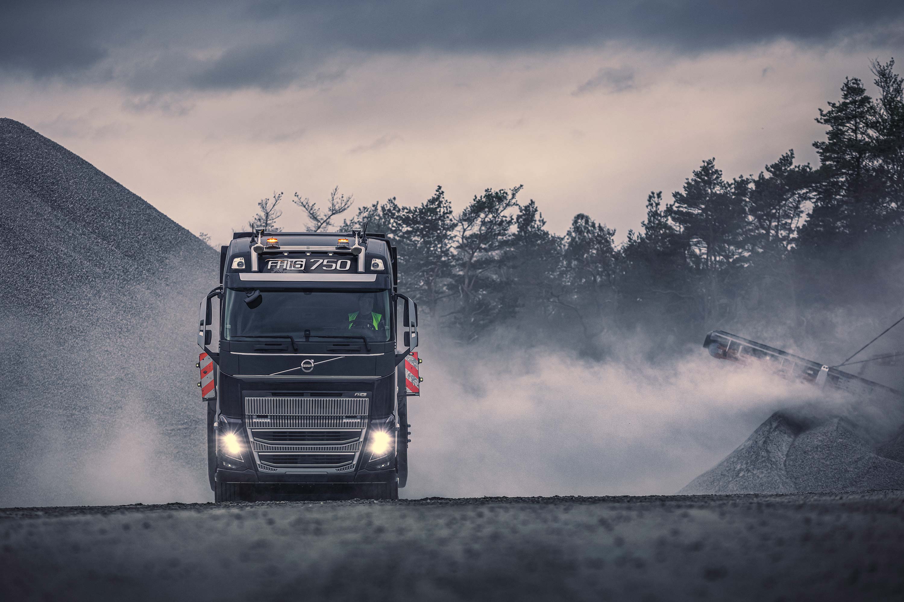 The Volvo FH16 is engineered for the heaviest transports.